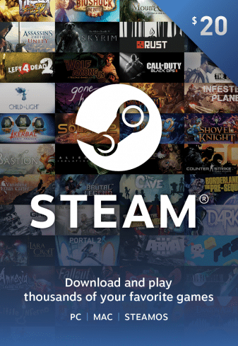 Steam gift card Srbija, Steam poklon kartica – kupite digitalni kod za igre, dodatke i DLC na Steam platformi. Brza isporuka, sigurna kupovina, dostupne vrednosti 5€, 10€, 20€, 50€, 100€, 200 €, 300 €, 400€, 500€, 1000€. Idealno za PC gejmere, popuste i Steam Wallet dopune. Kupi, jeftino, sigurno