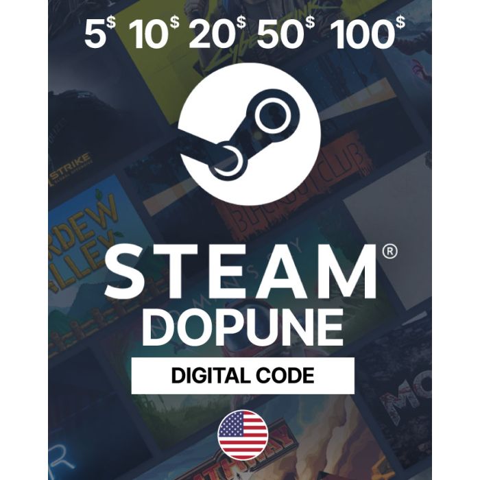 Steam (USD) - Poklon Kartice Srbija