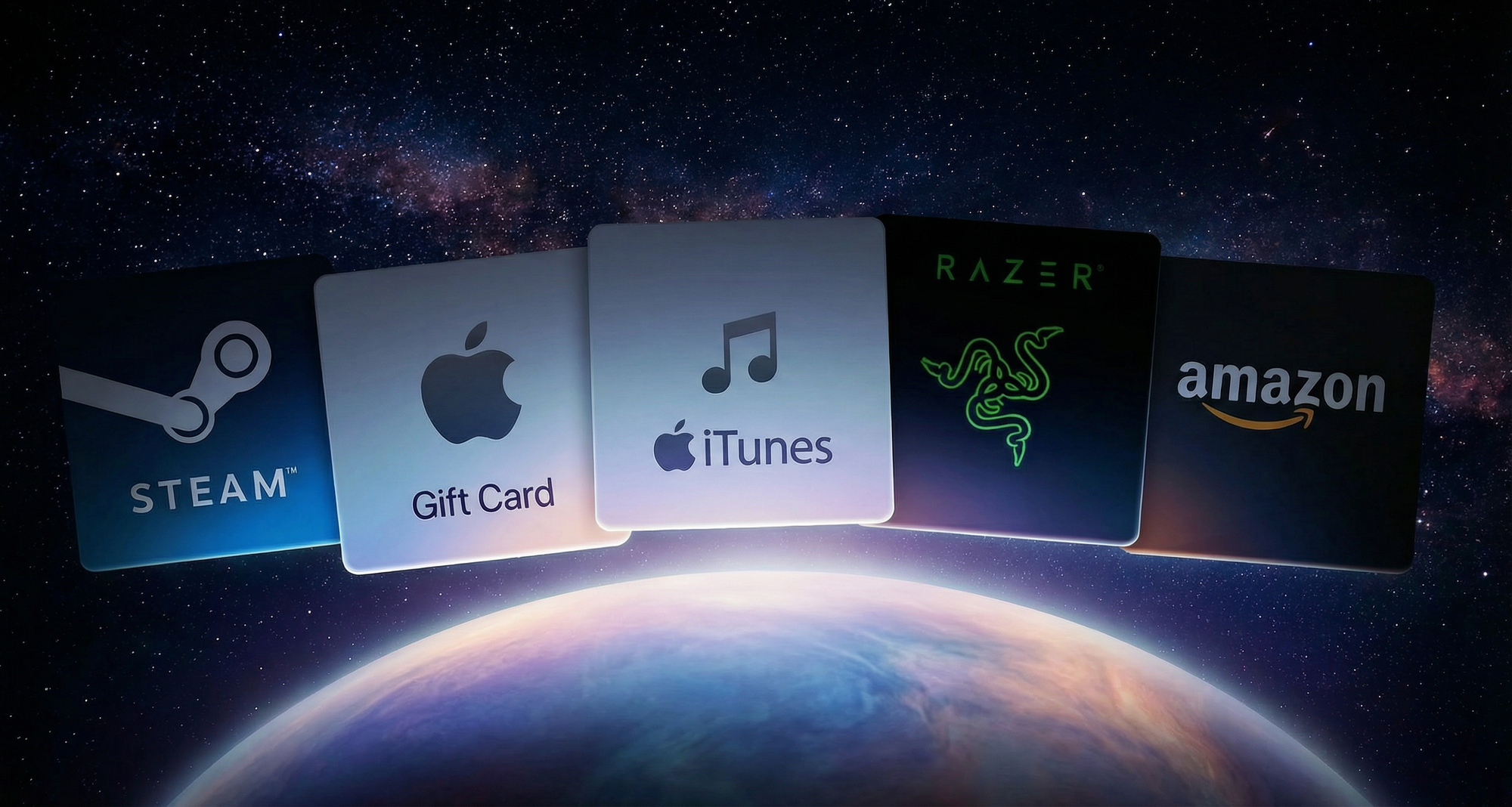 Originalni digitalni vaučeri za Steam, Apple, Razer Gold i Amazon sa instant dostavom na e-mail – idealan poklon za inostranstvo preko poklonkartice.rs