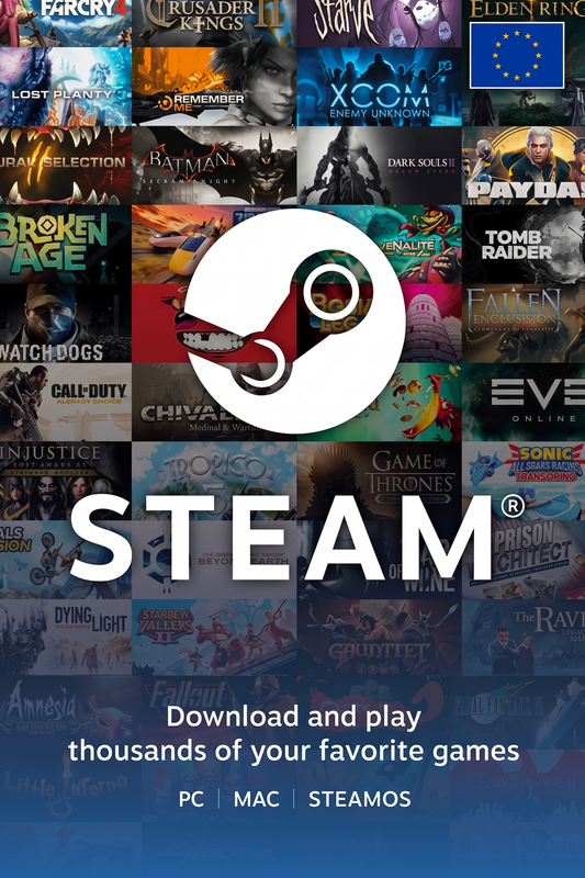 Steam Wallet Poklon Kartica Gift Card EUR jeftino gde kupiti
