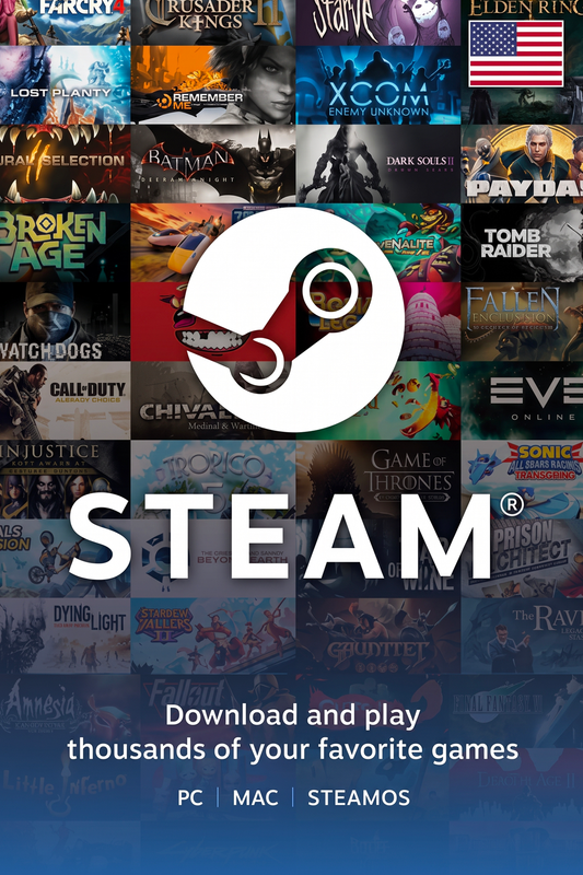 Steam Wallet Poklon Kartica USD (Gift Card)