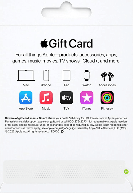 Apple Gift Kartica $10 - Poklon Kartice Srbija